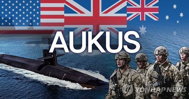 미·영·호주, 안보동맹 '오커스' (PG) [박은주 제작] 사진합성·일러스트