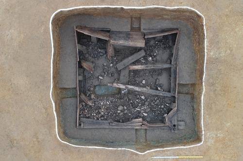 이성산성에서 발굴된 목곽고 [연합뉴스 자료사진]