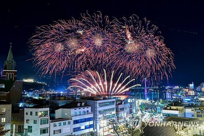 여수 밤바다 불꽃축제 [여수시 제공. 재판매 및 DB 금지]