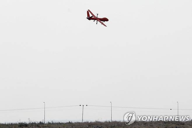 시리아 국경 지역의 무인기 [AFP 연합뉴스 자료사진. 재판매 및 DB 금지]