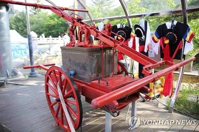 소방완용펌프 [보은소방서 제공]