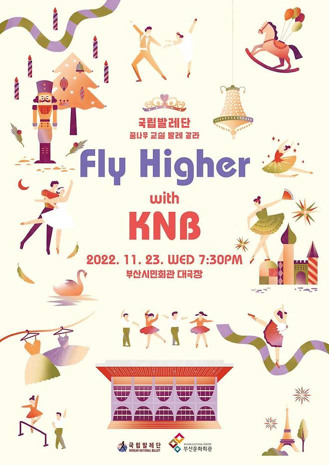 [부산=뉴시스] Fly Higher with KNB 공연 포스터. (사진=부산문화회관 제공) *재판매 및 DB 금지