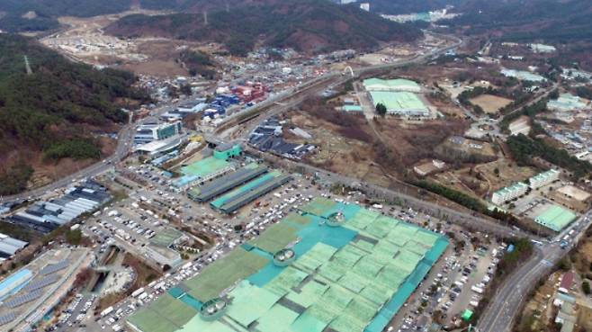 센텀2지구 도시첨단산업단지가 들어설 예정인 부산 해운대구 부지. 연합뉴스