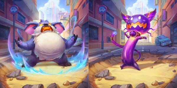 신규 꼬마 전설 2종 - 그리즐(좌), 위스커 수염냥이