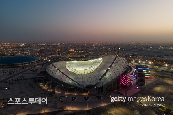 2022 카타르 월드컵이 열리는 칼리파 국제경기장 / 사진=Gettyimages 제공