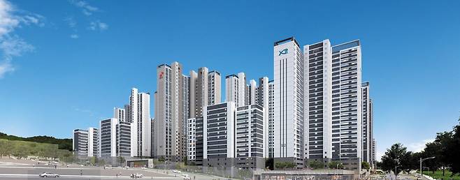 인덕원자이SK뷰 완공 후 예상 모습. /GS건설