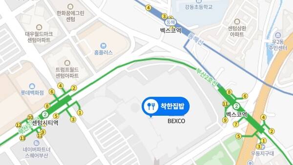 - 착한집밥 위치 [출처: 네이버 지도]