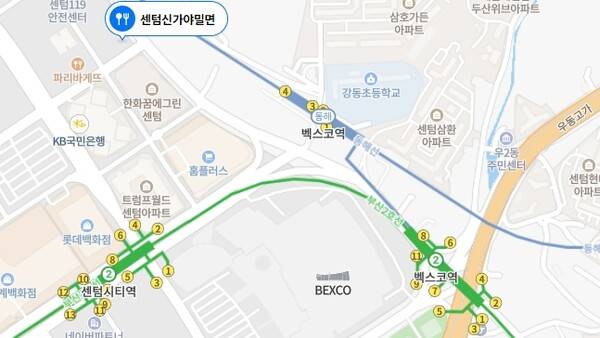 - 가야밀면 위치 [출처: 네이버 지도]