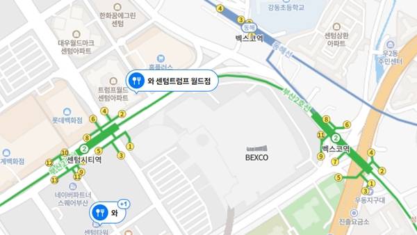 - 와 위치 [출처: 네이버 지도]