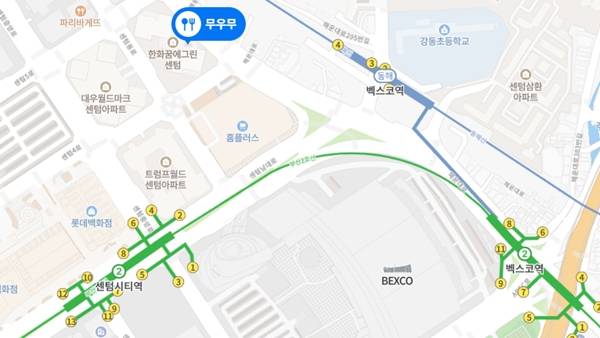 - 무우무 위치 [출처: 네이버 지도]