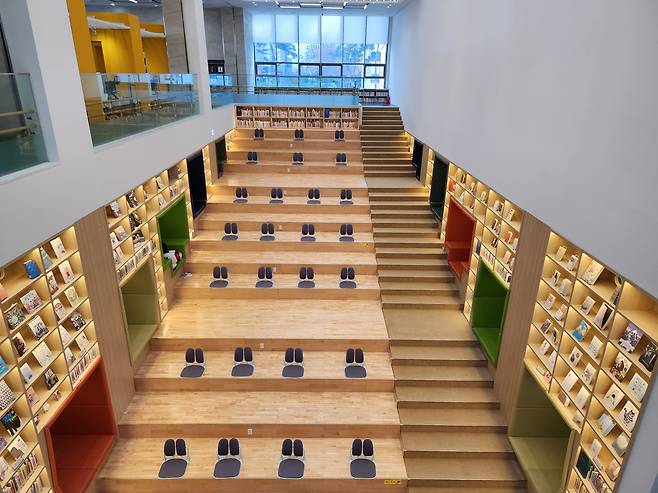 The Eoullim Hall at Songpa Book Museum (Hwang Dong-hee/The Korea Herald)