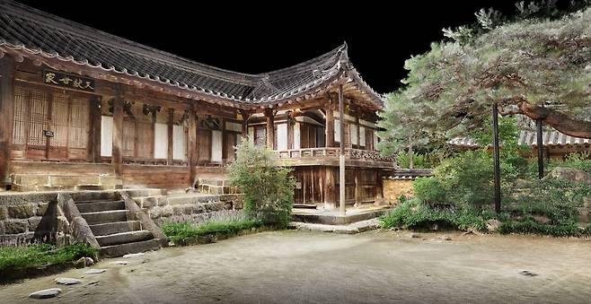 가상현실(VR) 콘텐츠 중 함양 일두고택 [국립문화재연구원 제공. 재판매 및 DB 금지]