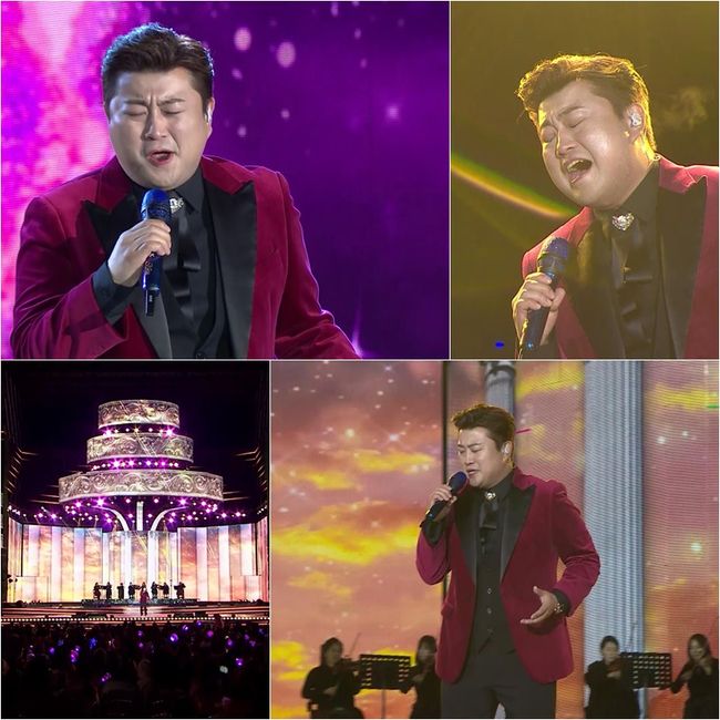  ⁇ Immortal Songs: Singing the Legend  ⁇  Kim Ho-joong gives a heartwarming greeting to Shim Soo-bong and Lee Sun-hee.Immortal Songs: Singing the Legend  ⁇  581 times broadcast today (19th) is decorated with two special features of the romantic The Holiday 2022  ⁇ .Spider, Ha Dong Kyun, Zanabi, Jo Sung-mo, Bobby kim, Big Mama Lee Young-hyun, Hwang Chi-yeul, Kim Ho-joong and other music vocalists sing romantic songs and breathe with Audiences.In the first part, Kim Ho-joong, who created a high-quality stage by singing Andrea Bocellis remake song  ⁇  Brucia La Terra  ⁇  and  ⁇  Il Mare Calmo Della Sera  ⁇ , selected one million of Shim Sung-bongs Rose  ⁇  and Lee Sun-hees  ⁇  I met you.Kim Ho-joong, dressed in a red velvet suit, sang the meaning of deep love in a million Rose  ⁇  in the background of the Rose petal falling stage.In the Audience seat, a purple Cheering rod that Cheering Kim Ho-joong formed another wave of Rose petals.Kim Ho-joong, who finished a million Roses, said, Thanks to your cheering and cheering, I feel like I can sing half crazy.Kim Ho-joong recently met you in Lee Sun-hees remake of KBS 2TV weekend drama Three Sisters Bravely OST.In this song, which contains a confession of love for a unique lover, the dark autumn night was filled with romance.In particular, Kim Ho-joongs musicality, which is followed by vocal music, trot and ballad sensibility, is the back door of the Audience. ⁇  Immortal Songs: Singing the Legend  ⁇  The Romantic The Holiday Special concludes the stage for two weeks on the 19th following the 12th (Sat) last week.The hit song stage and the special collaboration stage of each starring artist lead to the end and romanticize the autumn night.Immortal Songs: Singing the Legend is broadcast on KBS2TV every Saturday at 6:10 pm.Incorruptibility2