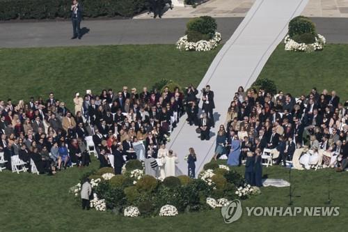 바이든 미국 대통령의 손녀 나오미의 백악관 결혼식 [AP=연합뉴스. 재판매 및 DB 금지]