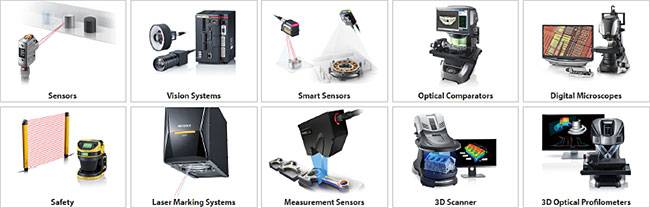 키엔스는 공장 자동화(FA) 분야의 핵심 장비인 센서와 측정기, 비즈니스 정보 분석 장비, 화상 처리 기기 등을 제조한다. 사진 키엔스