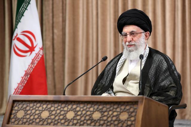 이란의 최고지도자 아야톨라 알리 하메네이. 테헤란=AFP 연합뉴스