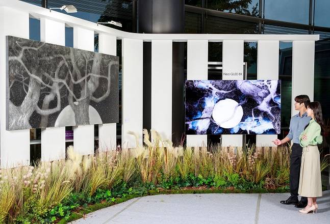 삼성전자의 프리미엄 TV 제품인 QLED TV/사진=삼성전자 제공