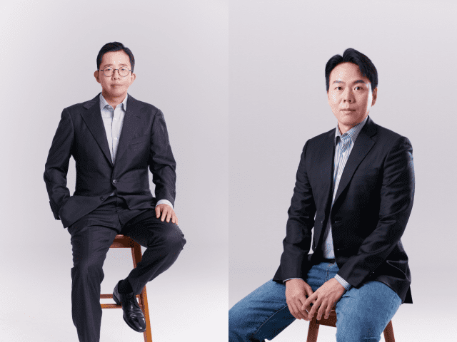 웨이브릿지 김승민 COO(왼쪽), 강병하 공동 CIO