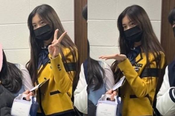 그룹 르세라핌에서 탈퇴한 김가람의 근황이 전해졌다. /사진=온라인 커뮤니티