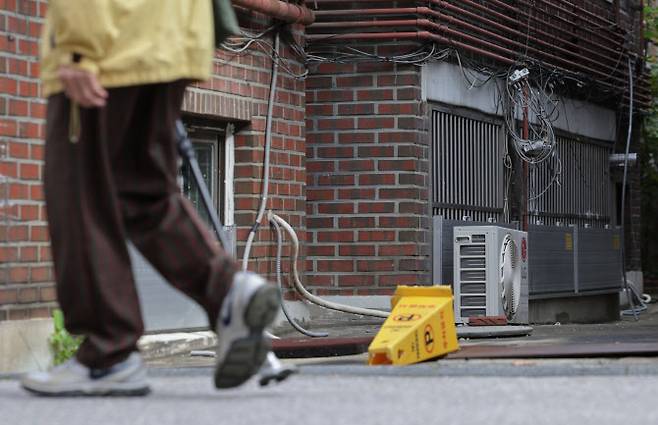 서울 시내 한 반지하 주택 모습. (사진=연합뉴스)