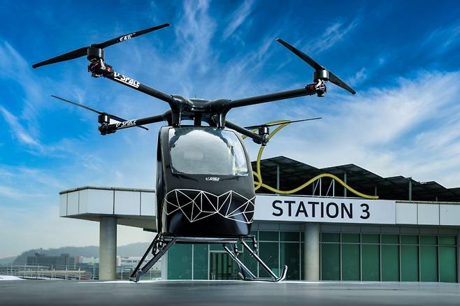 브이스페이스 UAM 기체 /사진=디에이테크놀로지 제공