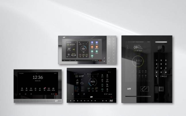 2022 IDEA 본상을 수상한 스마트 월패드/스마트홈 솔루션 제품군/사진=현대에이치티)