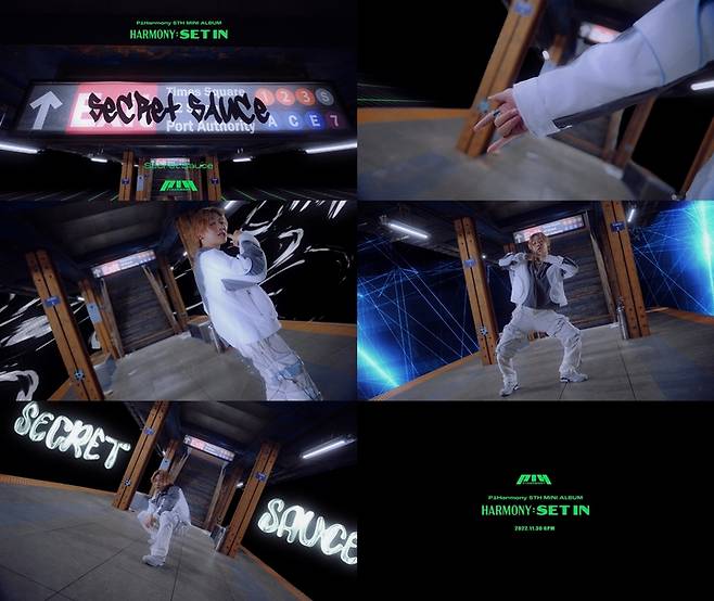 [서울=뉴시스] 피원하모니 미니 5집 수록곡 '시크릿 소스(Secret Sauce)' 트랙비디오  2022.11.24. (사진= FNC엔터테인먼트 제공) photo@newsis.com *재판매 및 DB 금지