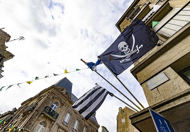 해적깃발이 인상적인 생말로 [사진/성연재 기자]