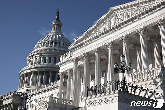 미국 워싱턴에 있는 미 의회 의사당. ⓒ AFP=뉴스1 ⓒ News1 노선웅 기자