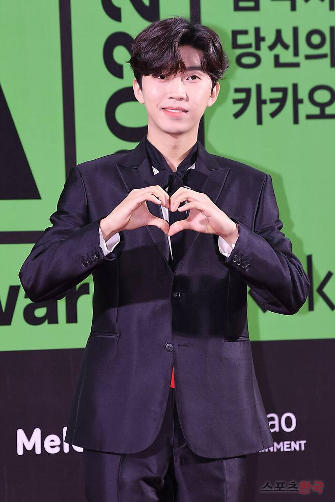 '2022 멜론뮤직어워드'(MMA2022)에 참석한 가수 임영웅.&nbsp; ⓒ이혜영 기자 lhy@hankooki.com