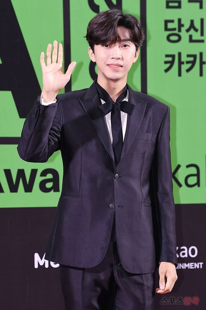 '2022 멜론뮤직어워드'(MMA2022)에 참석한 임영웅. ⓒ이혜영 기자 lhy@hankooki.com