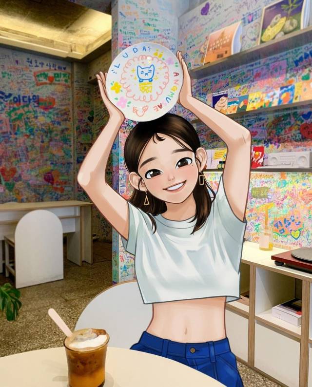 이루다 일러스트. 사진=SNS 캡처