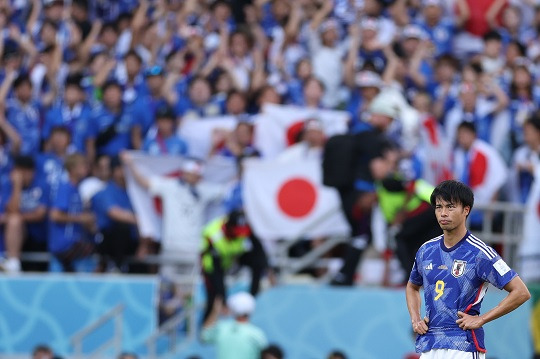 지난 27일 카타르 알레이얀 아마드 빈 알리 경기장에서 열린 2022 FIFA 월드컵 E조 일본과 코스타리카의 경기 후 모습. 사진=신화/뉴시스