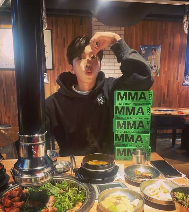 임영웅 인스타그램 캡처.