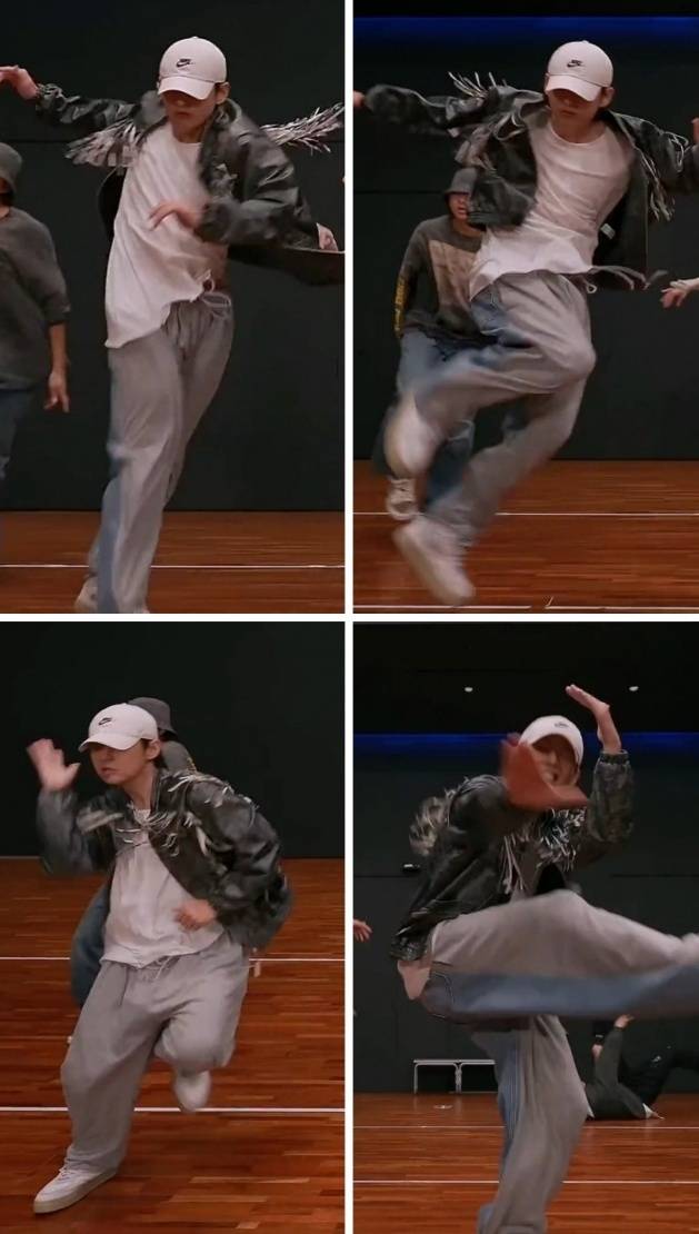 방탄소년단 뷔, '달방챌린지' 감각적 춤선..'무대천재'