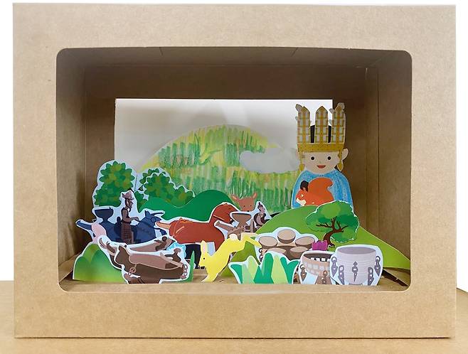 금령총 풍경 상자 예시 [국립경주박물관 제공. 재판매 및 DB 금지]