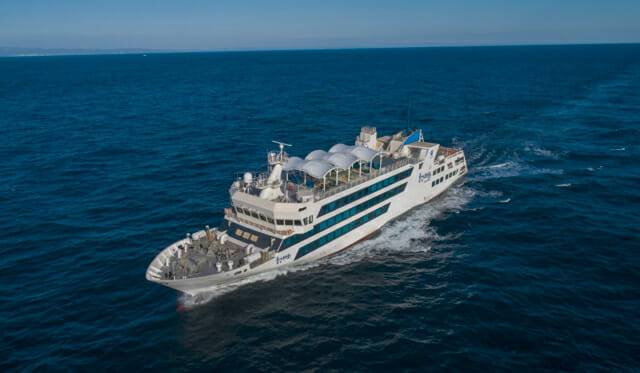 ICT융합 전기추진 스마트선박의 시운전 모습