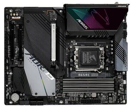 AMD B650E 칩셋을 장착한 메인보드. (사진=기가바이트)