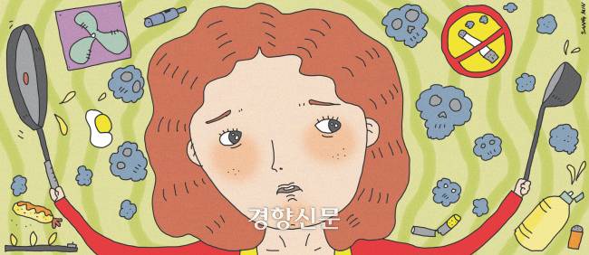 폐암 관련 이미지. 김상민 화백