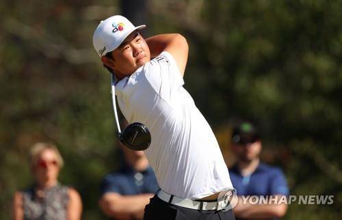 김주형의 힘찬 스윙. [AFP/게티이미지=연합뉴스]
