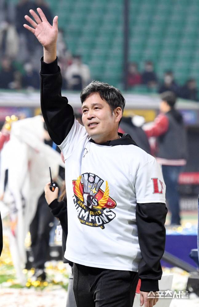 SSG 랜더스 구단주 정용진 부회장. &nbsp;문학 | 박진업기자 upandup@sportsseoul.com