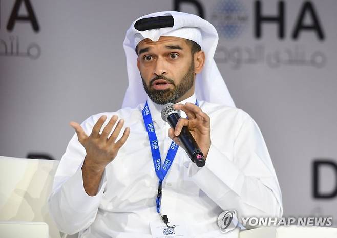 하산 알 타와디 2022 카타르월드컵 조직위원회 사무총장. 연합뉴스