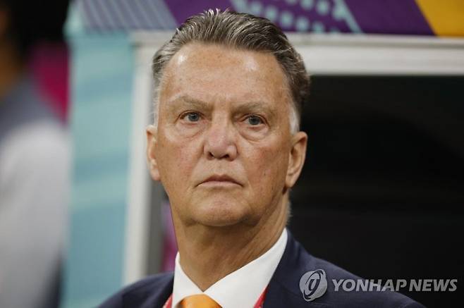 네덜란드 축구 대표팀 루이 판할 감독. 출처 연합뉴스