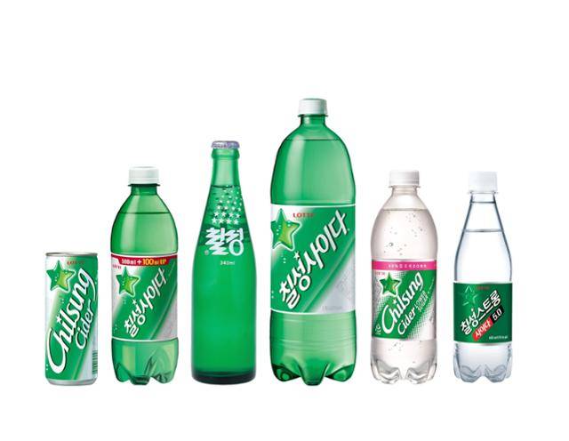 롯데칠성음료의 칠성사이다 대표 제품군. 롯데칠성음료 제공