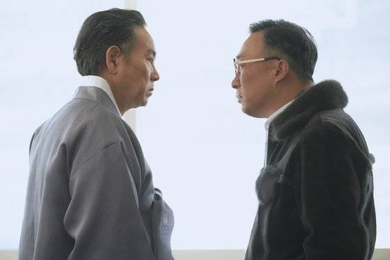 '재벌집 막내아들'에서 라이벌 구도를 형성하고 있는 대양그룹과 순양그룹. 사진 JTBC