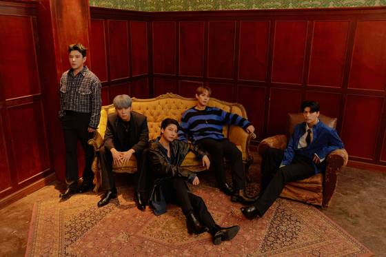 A concept image for WeNU's debut EP "Haru Haru," which dropped Wednesday [IRION ENTERTAINMENT]