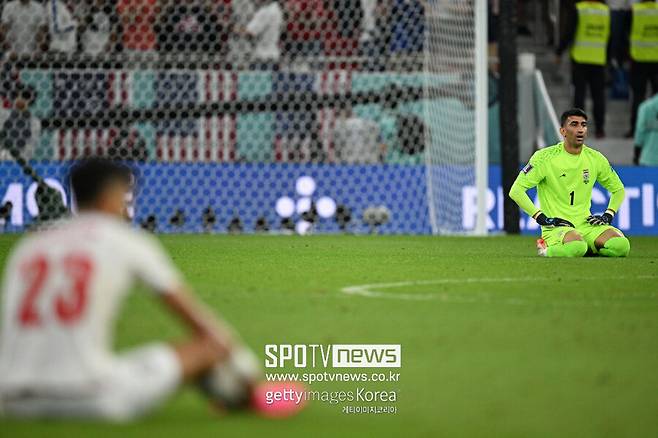 ▲ 조 2위였던 이란도 최종전에서 밀려났다.