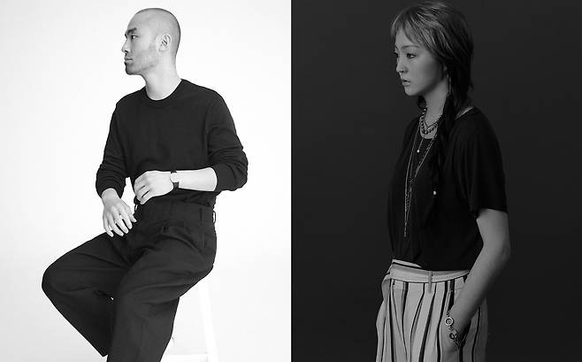 김영진, 김윤지. 사진=에스팀