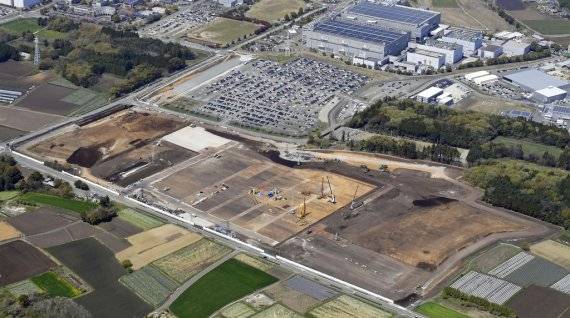 일본 구마모토현 TSMC 공장 부지