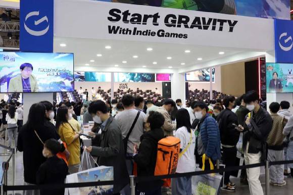 지스타 2022 그라비티 부스 [사진=그라비티]